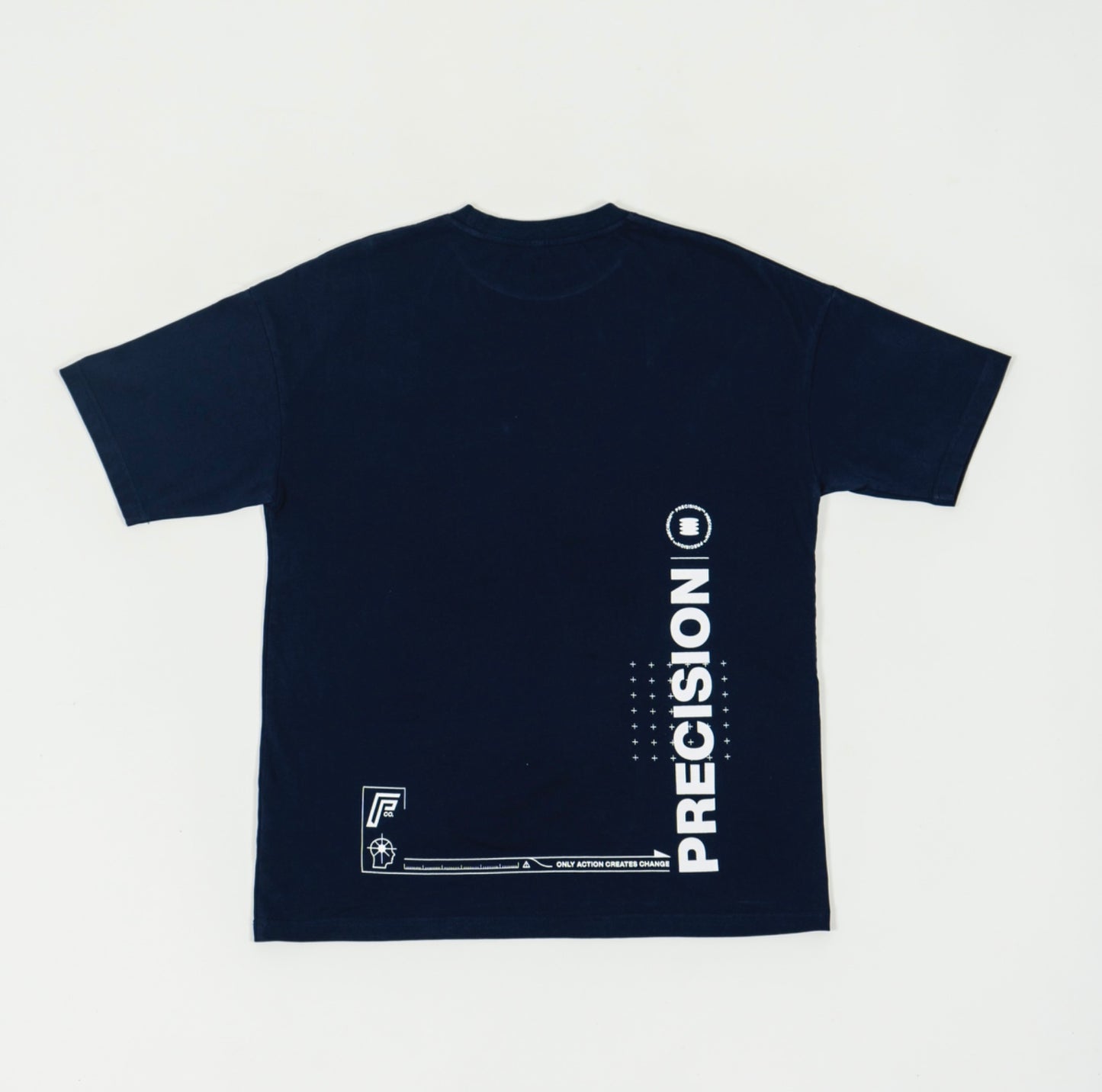 BLUE OVER SIZE TEE