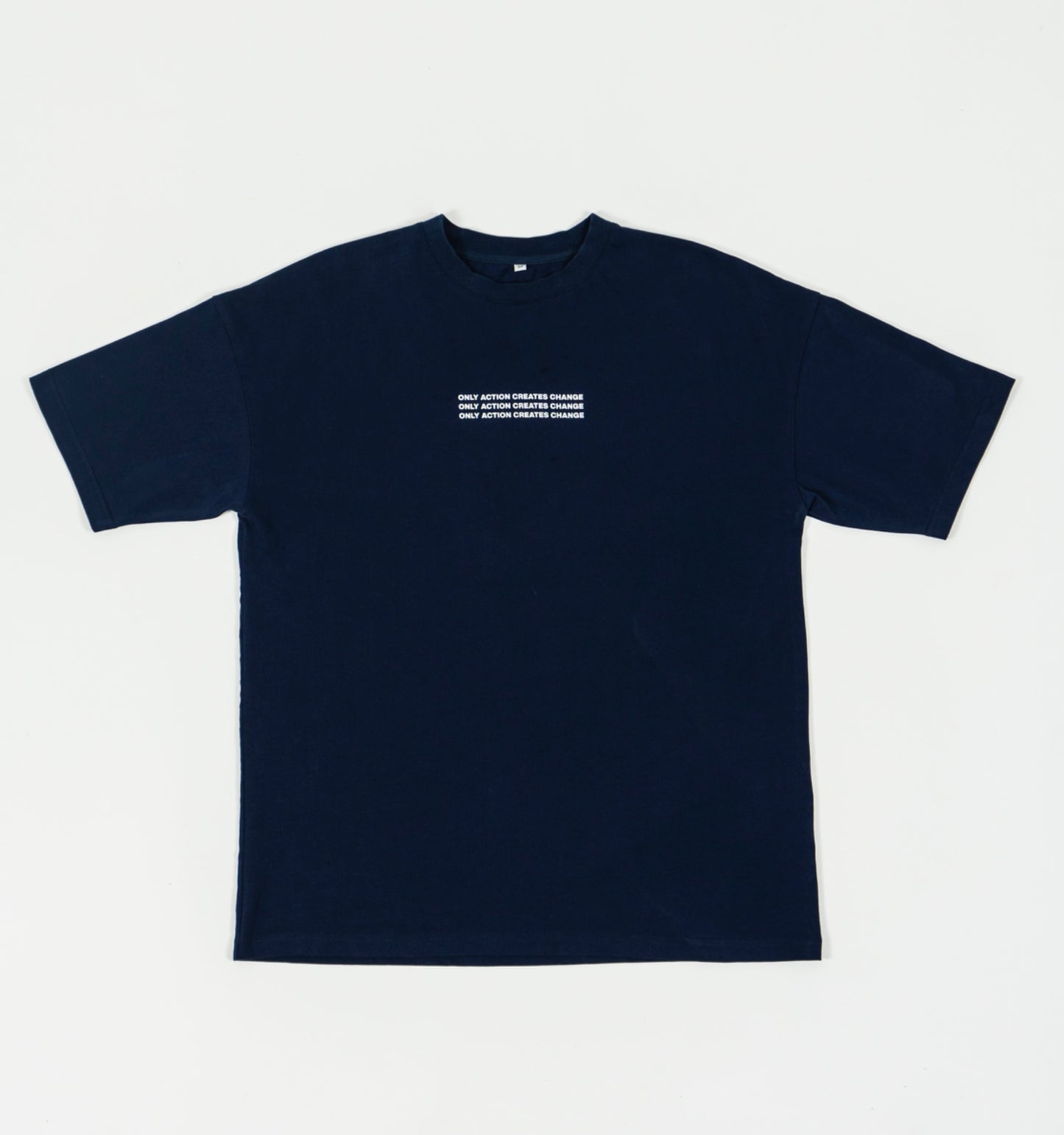 BLUE OVER SIZE TEE