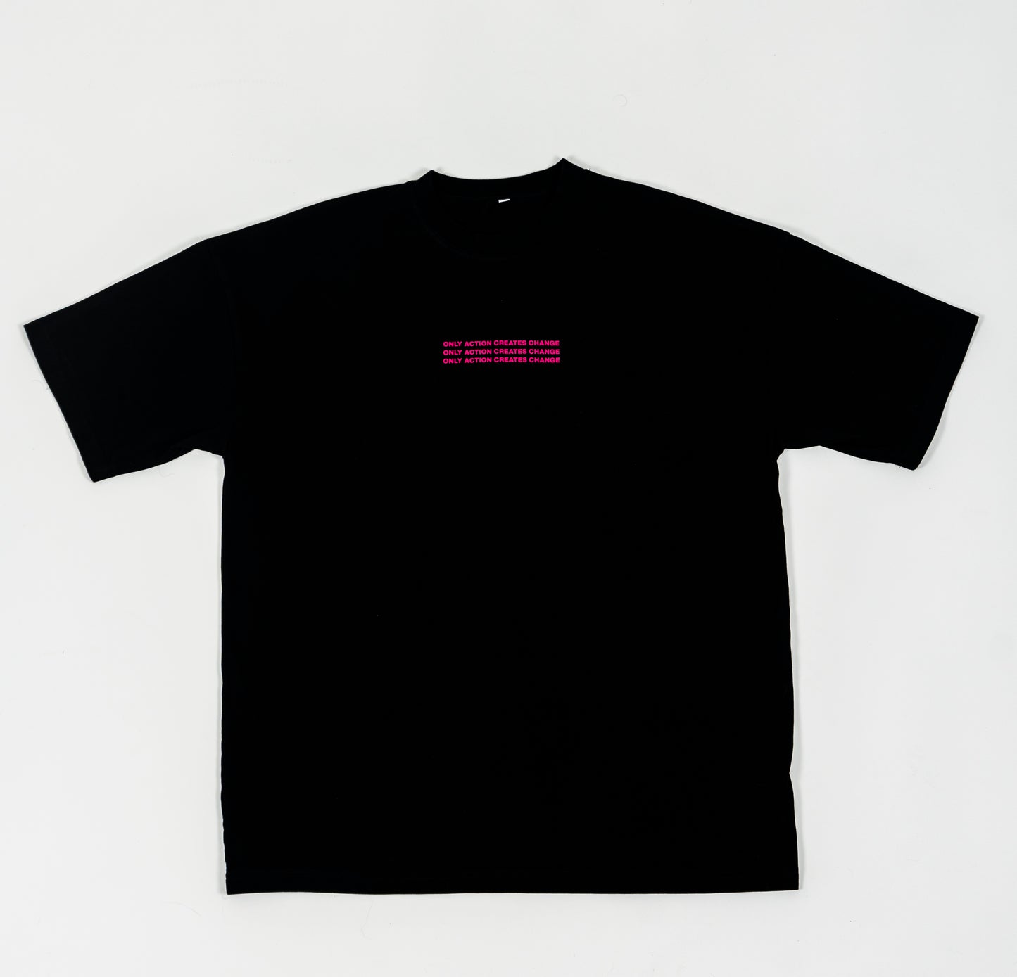 BLACK OVER SIZE TEE